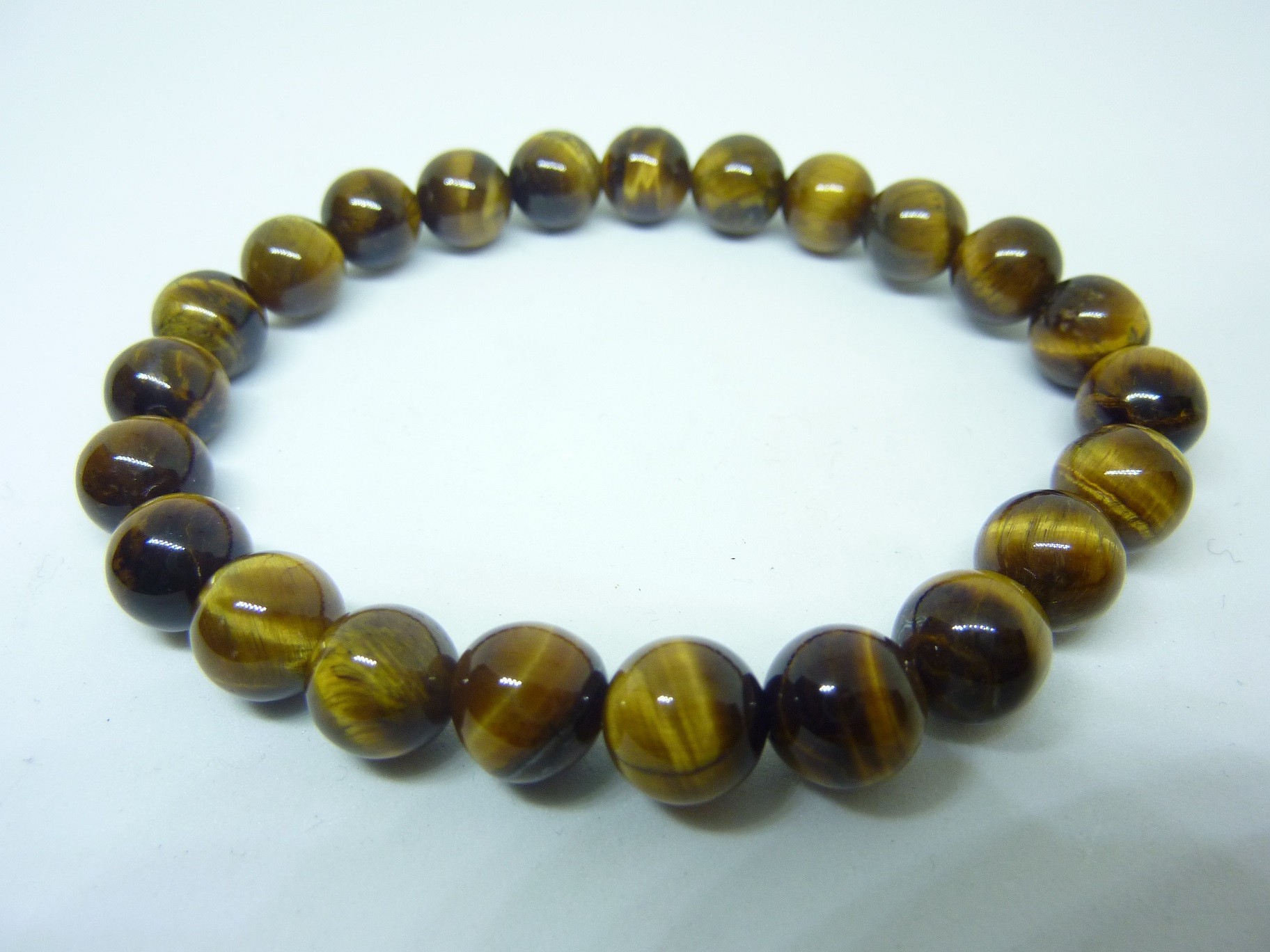 Bracelet oeil de tigre - Bijoux Minéraux de Gaia