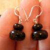 Boucles d’oreilles en tourmaline noire