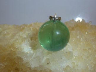 Pendentif Fluorite - perle ronde 1,6 cm