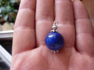 Pendentif Lapis lazuli-Perles rondes 16 mm
