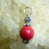 PENDENTIF CORAIL ROUGE VERITABLE 10 mm