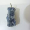 PENDENTIF CYANITE DISTHENE gemme brut 3,2 CM X 1,5CM qualitée extra ref 3897