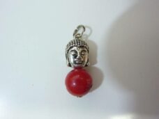 Pendentif Bouddha Corail perles 10mm