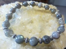 Bracelet labradorite - perles 7 mm