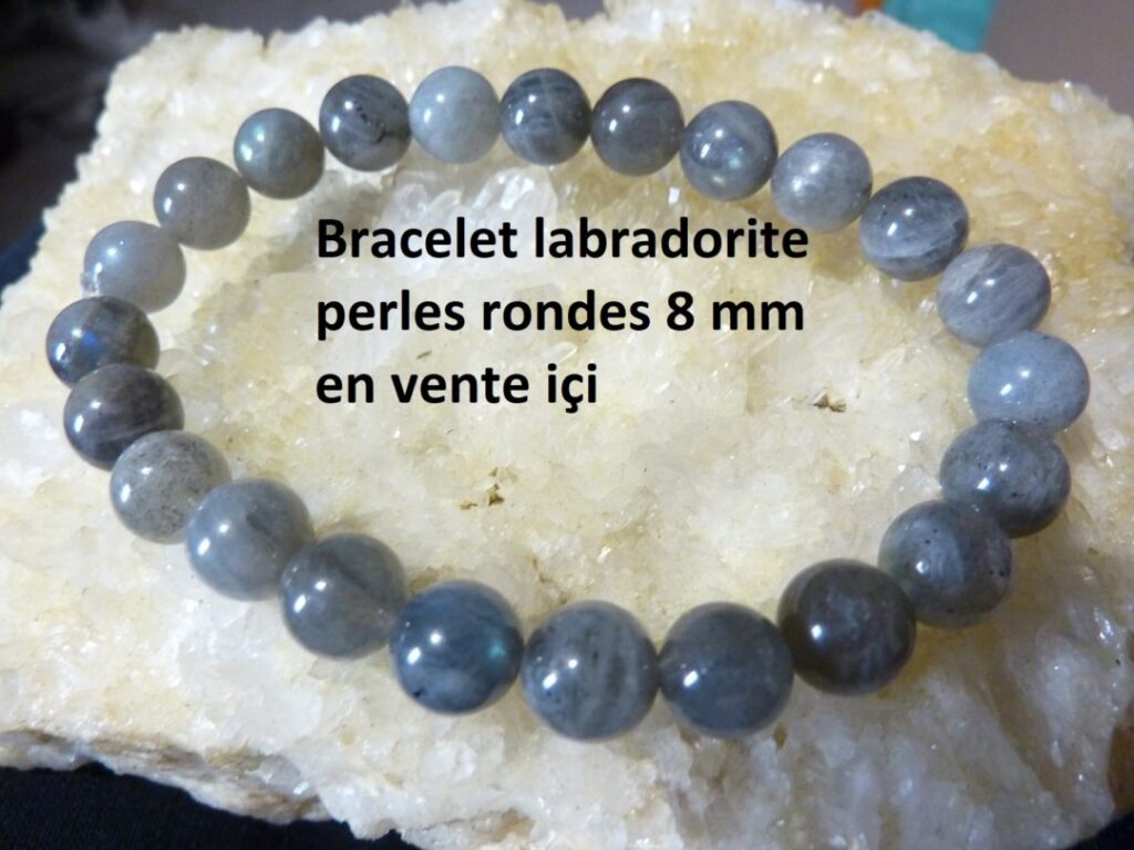 bracelet labradorite 8 mm