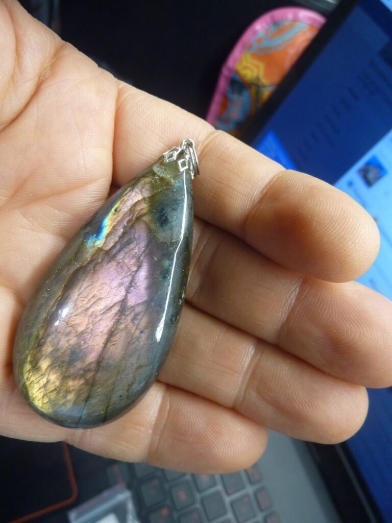 Pendentif labradorite ref 9537