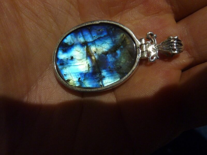 Pendentif labradorite monture argent 925 ref 2124 – Image 2
