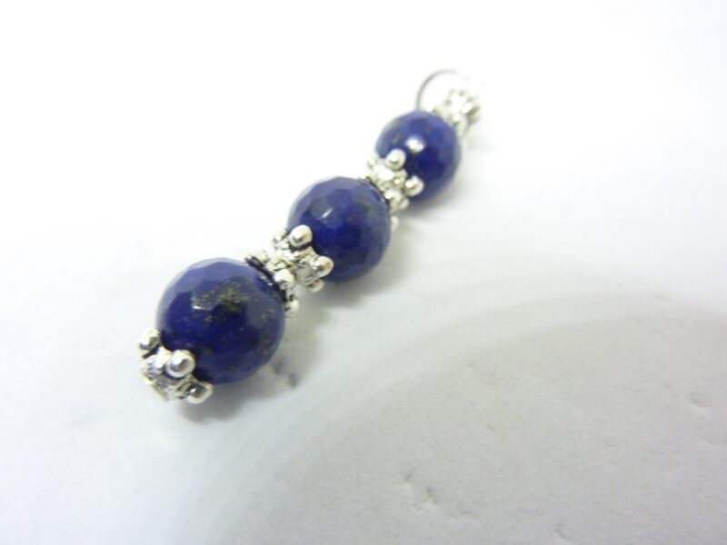Pendentif Lapis lazuli-Perles à facettes 8 mm – Image 3