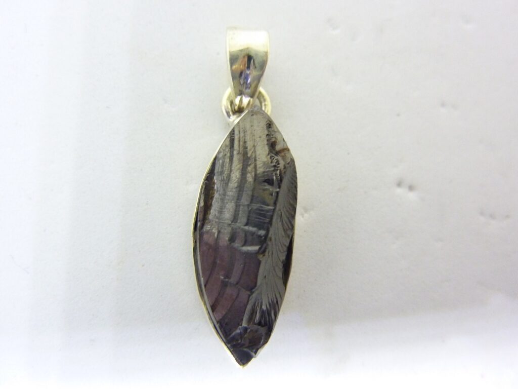 PENDENTIF PROTECTION SHUNGITE MONTURE ARGENT 925 ref 3624