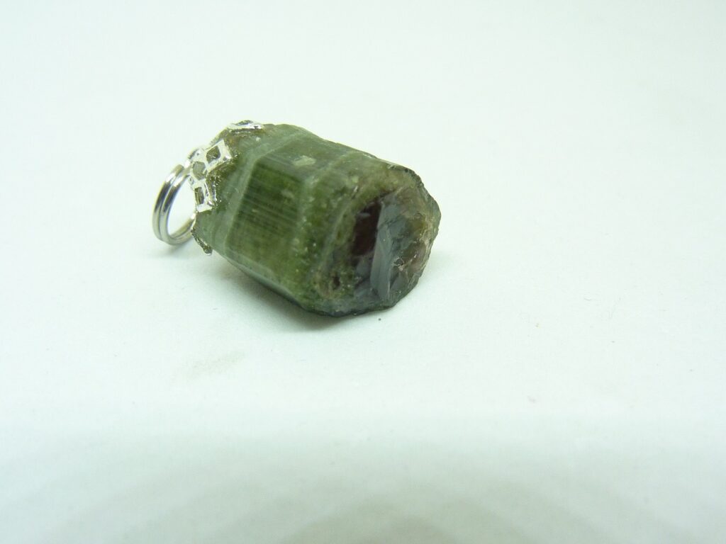 Pendentif Tourmaline melon d’eau très rare ! ref 2629