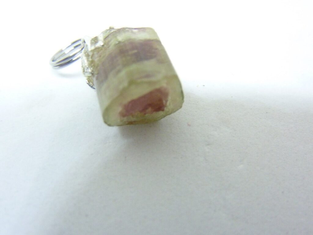 Pendentif Tourmaline melon d’eau très rare ! ref 5197