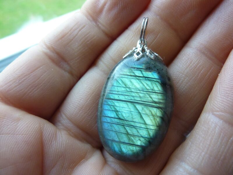 Pendentif protection Labradorite ref 1213