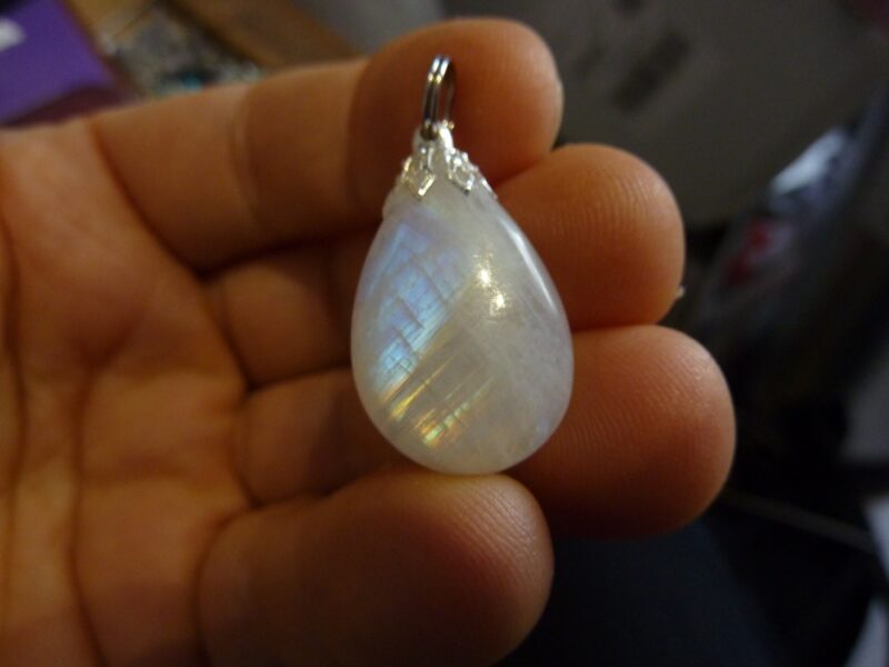 Pendentif Pierre de lune Quiétude et intuition ref 6859 – Image 2