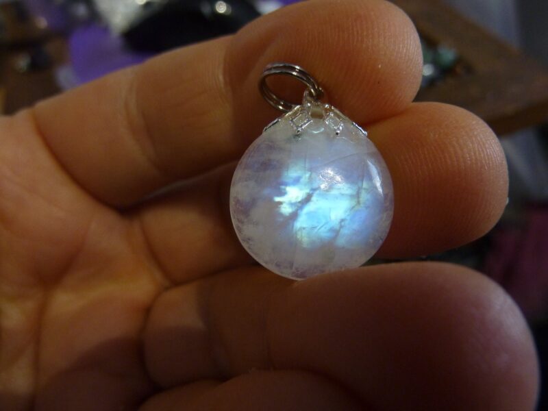 Pendentif Pierre de lune Quiétude et intuition ref 4844 – Image 3
