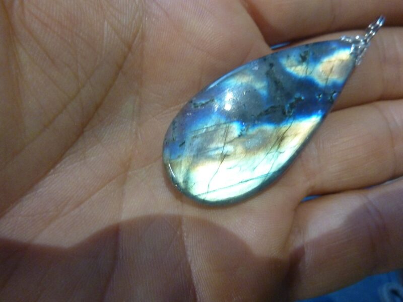 PENDENTIF PROTECTION LABRADORITE REF 3969