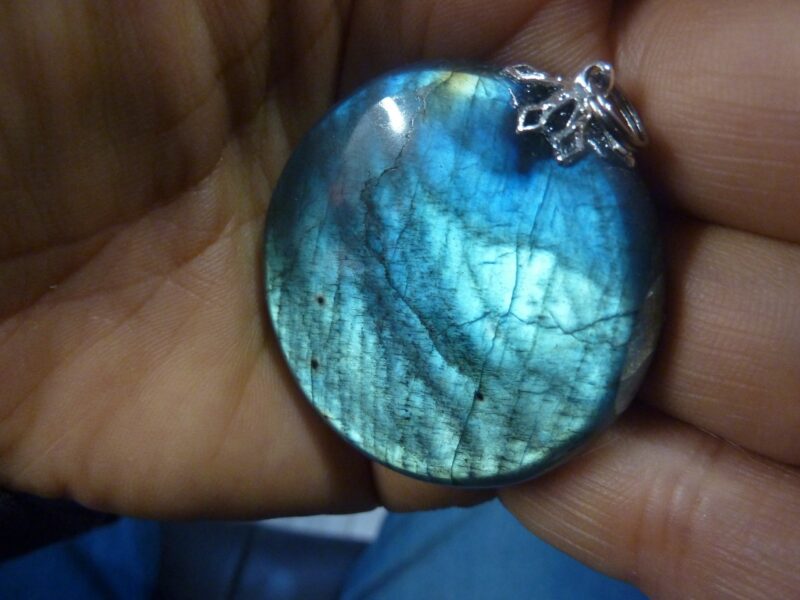 PENDENTIF PROTECTION LABRADORITE REF 0393