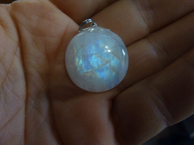 PENDENTIF PIERRE DE LUNE GEMME AAA+ ref 9214 – Image 2