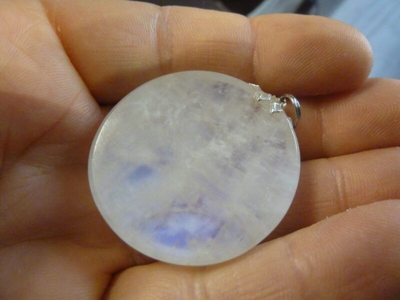 PENDENTIF PIERRE DE LUNE GEMME AAA+ ref 1321 – Image 3