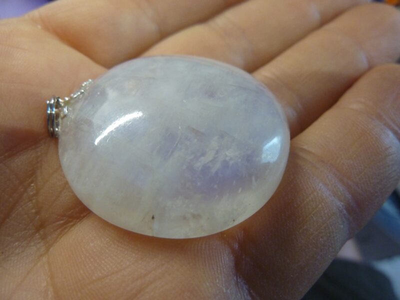 PENDENTIF PIERRE DE LUNE GEMME AAA+ ref 1321 – Image 4