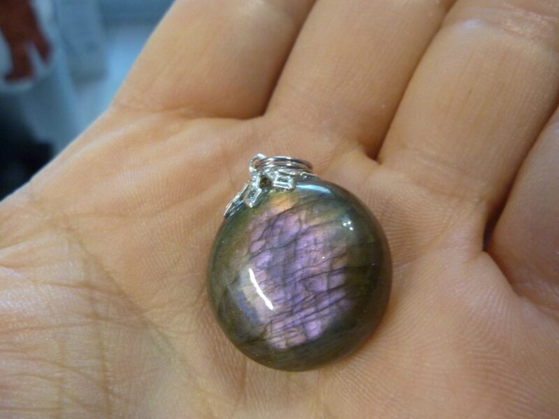 Pendentif protection labradorite violet très rare! ref 0433 – Image 2