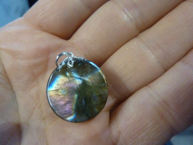 Pendentif protection labradorite violet très rare! ref 0433 – Image 4