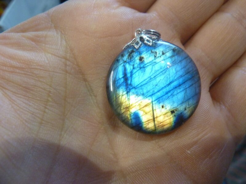 Pendentif protection labradorite ref 6523
