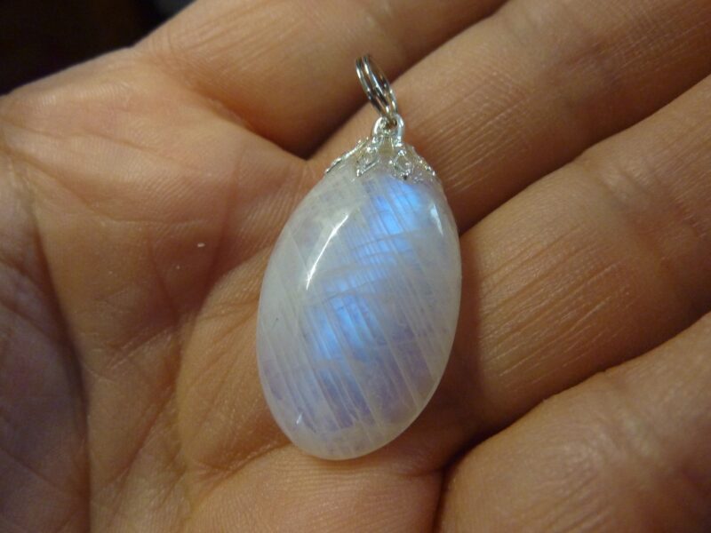 PENDENTIF PIERRE DE LUNE GEMME AAA+ ref 9962 – Image 2
