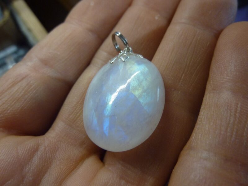 PENDENTIF PIERRE DE LUNE GEMME AAA+ ref 1136 – Image 2