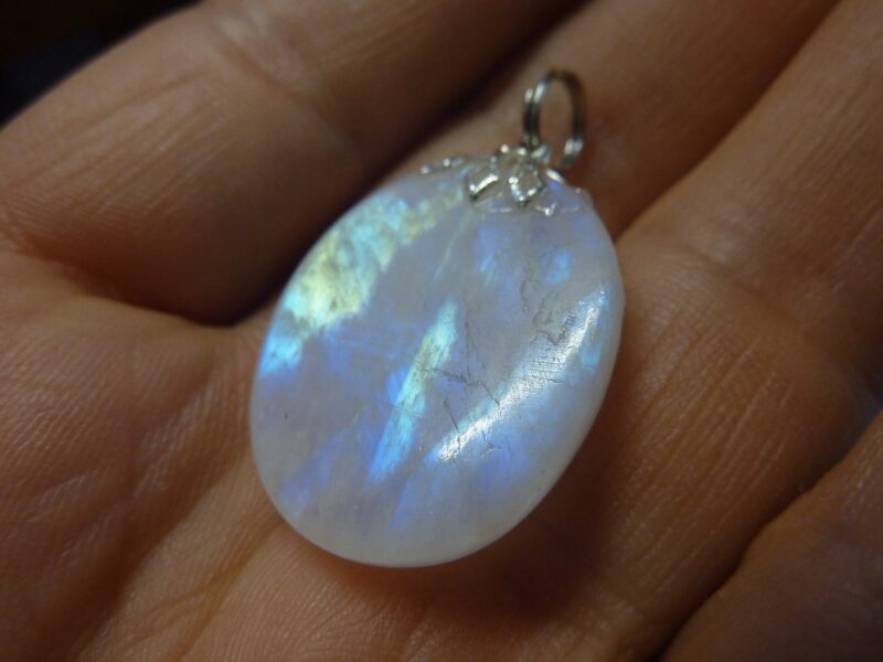 PENDENTIF PIERRE DE LUNE GEMME AAA+ ref 1136 – Image 3