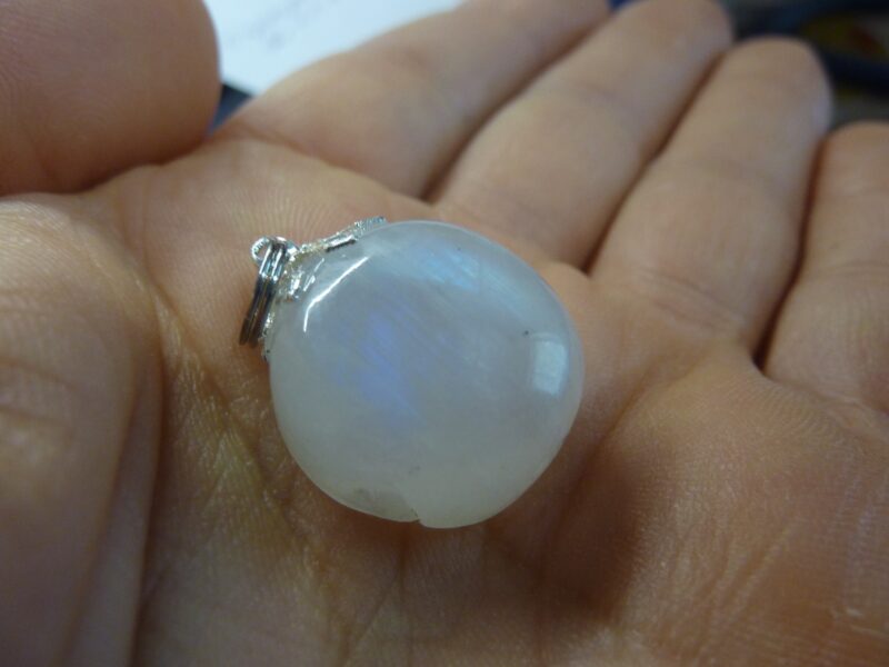 PENDENTIF PIERRE DE LUNE GEMME AAA+ ref 0995 – Image 4