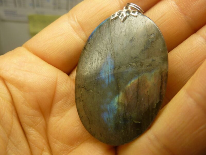 Pendentif labradorite violet très rare! ref 1594 – Image 6