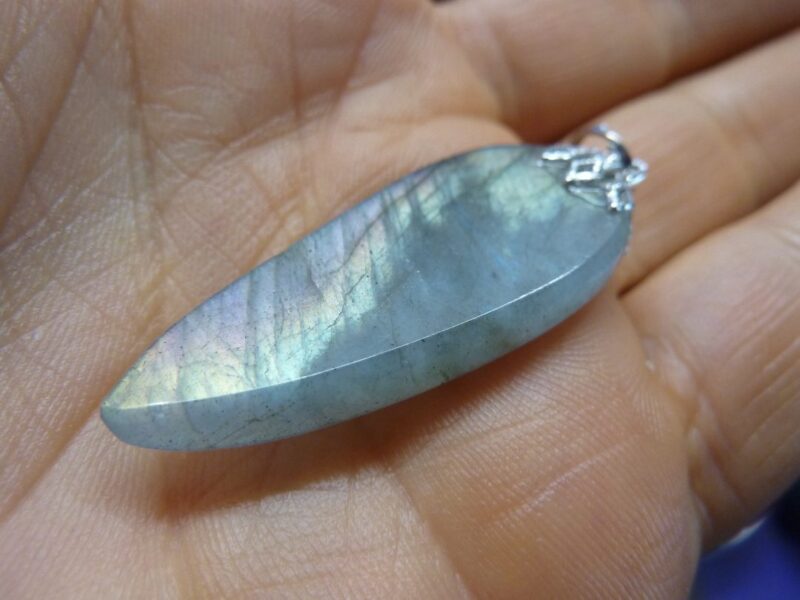 Pendentif protection labradorite violet très rare! ref 6545 – Image 5