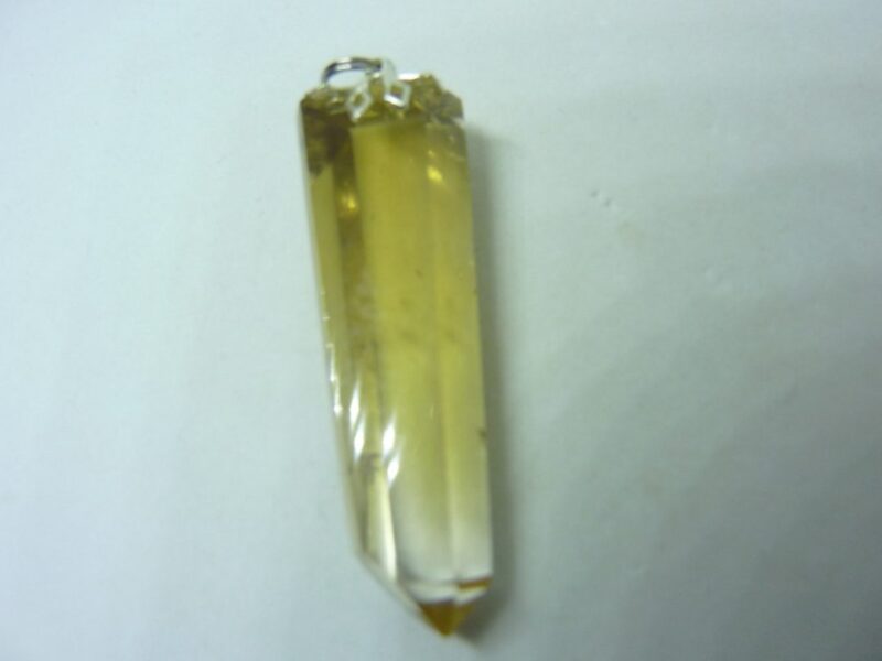 PENDENTIF POINTE CITRINE NATURELLE RARE ! ref 4723