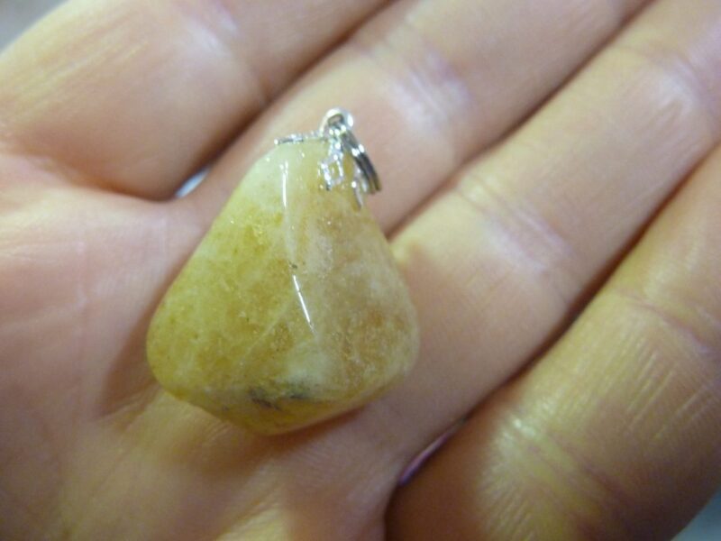 PENDENTIF HELIODORE GEMME 10 FOIS +PUISSANT QUE LA CITRINE! ref 6972