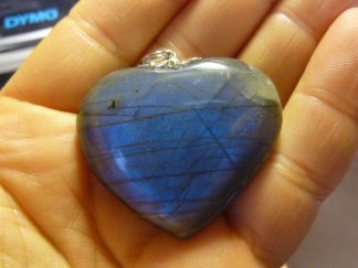 Pendentif coeur labradorite 39 gr ref 1941
