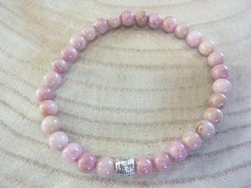 Bracelet Rhodochrosite-Perles rondes 6 mm