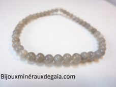 Bracelet labradorite perles rondes 4 mm