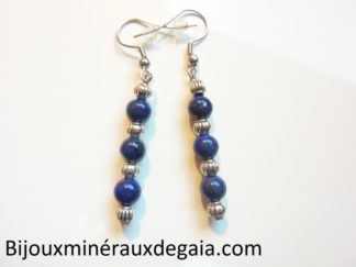 Boucles d'Oreilles Lapis lazuli