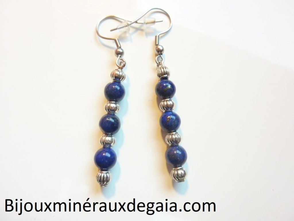 Boucles d'oreilles Lapis lazuli