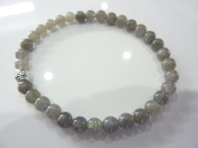 Bracelet Labradorite - perles rondes 6 mm