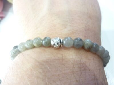 Bracelet Labradorite - perles rondes 6 mm