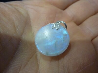 Pendentif pierre de lune gemme ref 4215