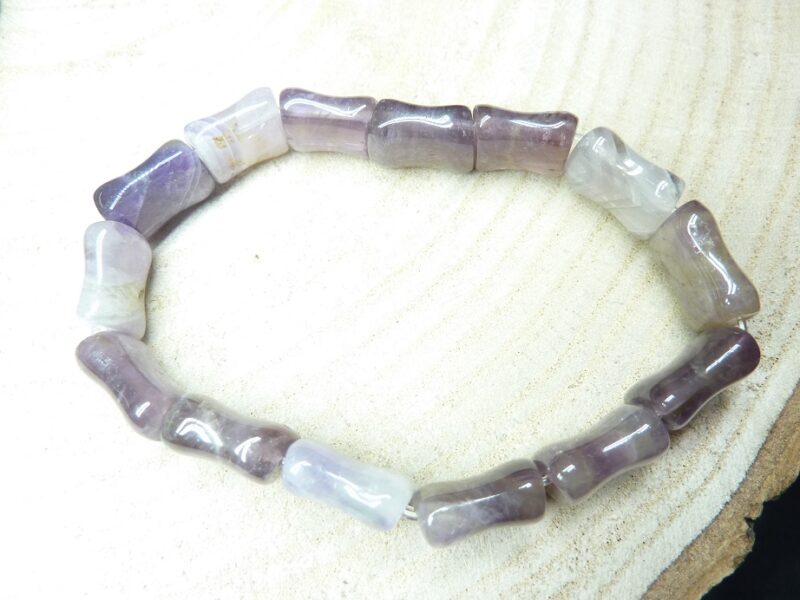 Bracelet Cacoxénite super seven - perles 1,4 x 1,1 cm Ref 8333