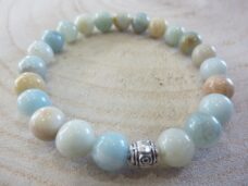 Bracelet Amazonite - Perles rondes 8 mm