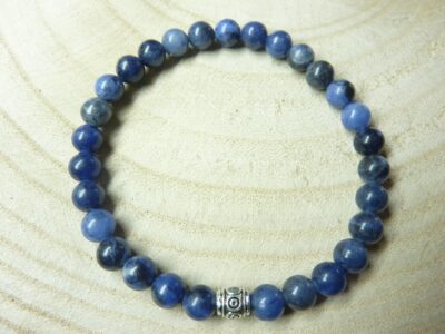 Bracelet Sodalite perles rondes 6 mm
