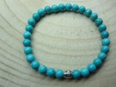 Bracelet Turquoise - Perles rondes 6 mm