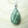 Pendentif Séraphinite Monture argent 925 ref 2249