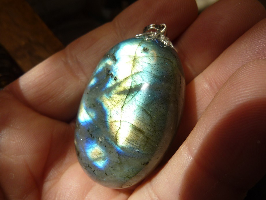 Pendentif Labradorite réf 8926