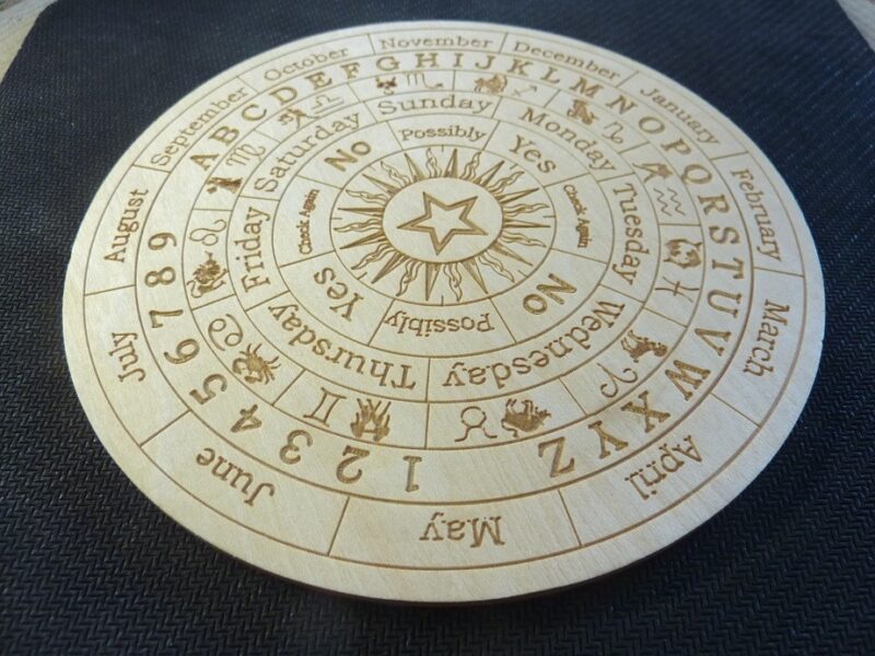 Planche De Pendule Divination Radiesthésie