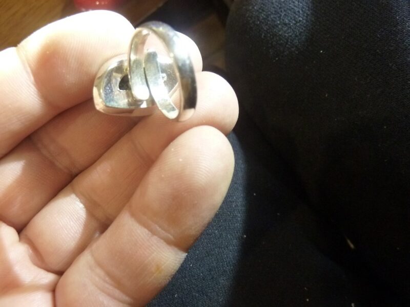 Bague Obsidienne mentogochol rare ref 8875